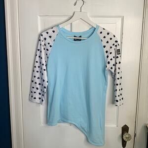 CLOT Johanna Ho X Peanuts 3/4 Sleeve Raglan Tee T-Shirt New with Tag W-532 Sz S